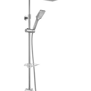 E.C.A Eca Tiera Teleskobik Kolonlu Banyo Tepe Duş Sistemi Kare Takım 102158042